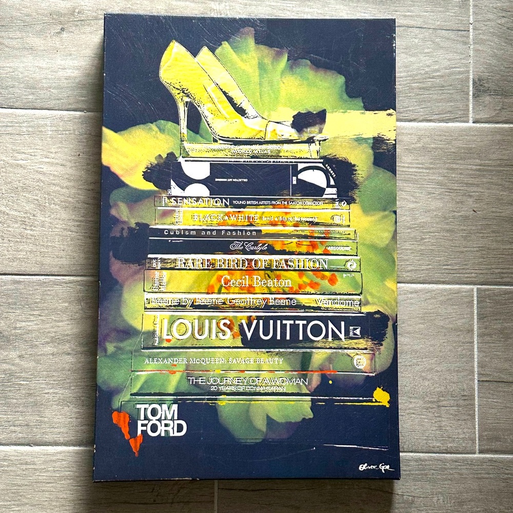 Green Tom Ford Louis Vuitton Fashion Glam Oliver Gal Art Canvas Wall Art Decor